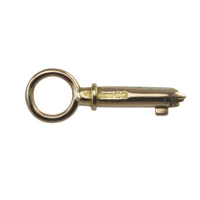Edwardian 15ct Lockbox Key Pendant