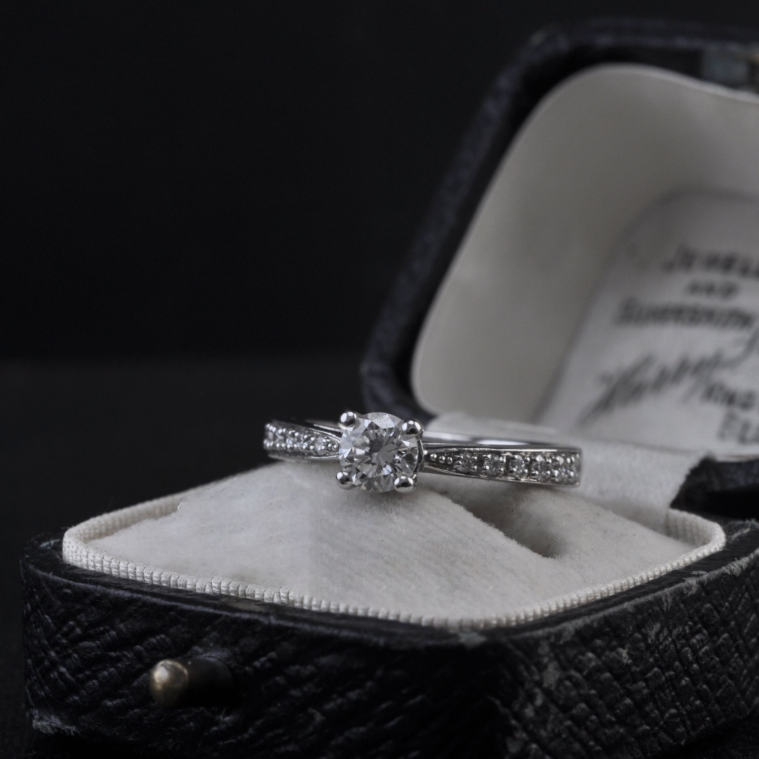 Platinum and Diamond Engagement Ring