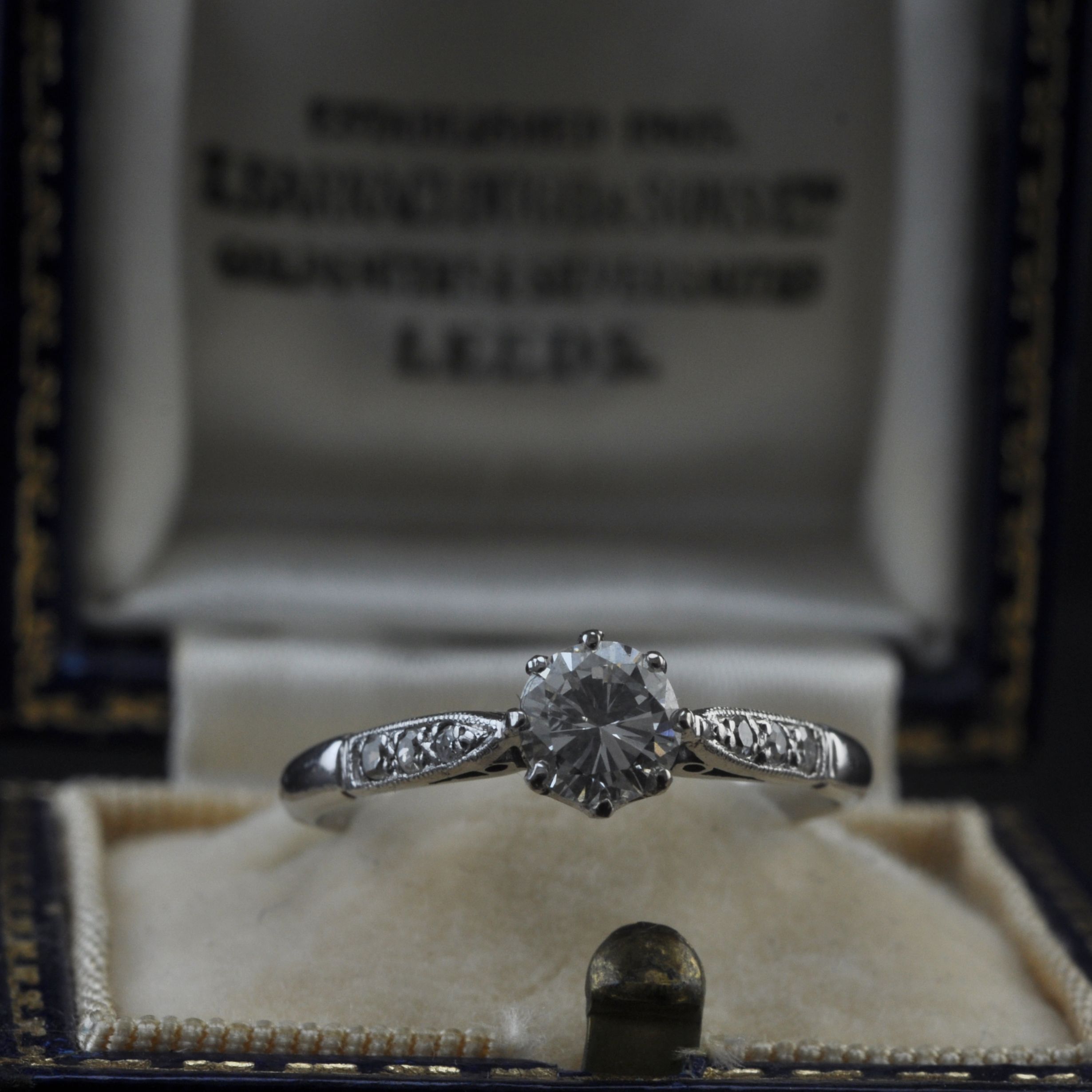 Antique 18ct and Platinum Engagement Ring