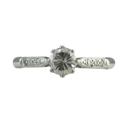 Antique 18ct and Platinum Engagement Ring