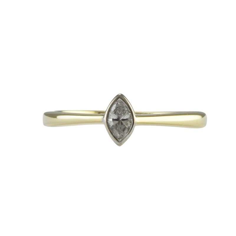 Marquise Diamond Engagement Ring