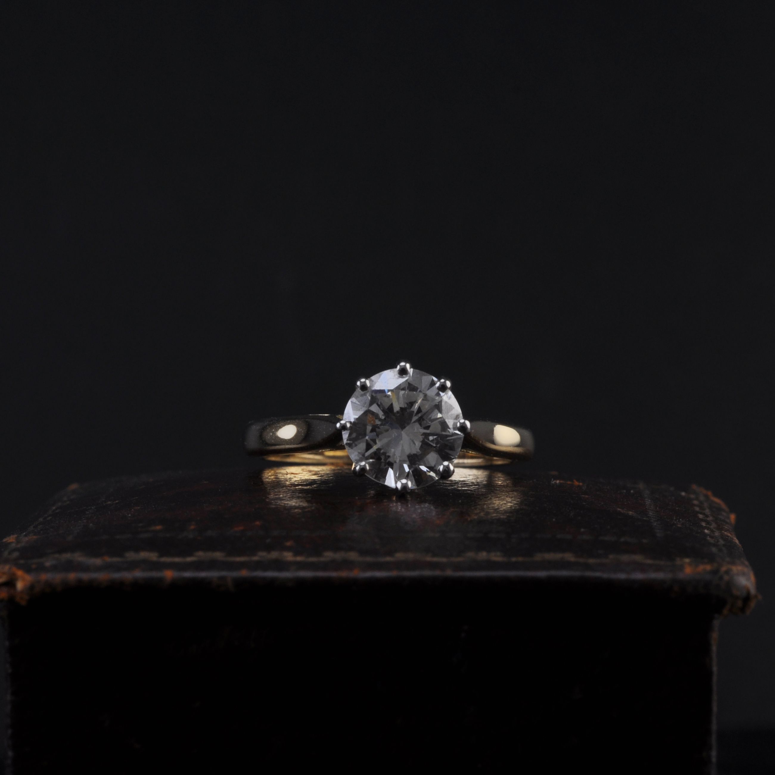 1.71ct Diamond and Gold Engagement Ring