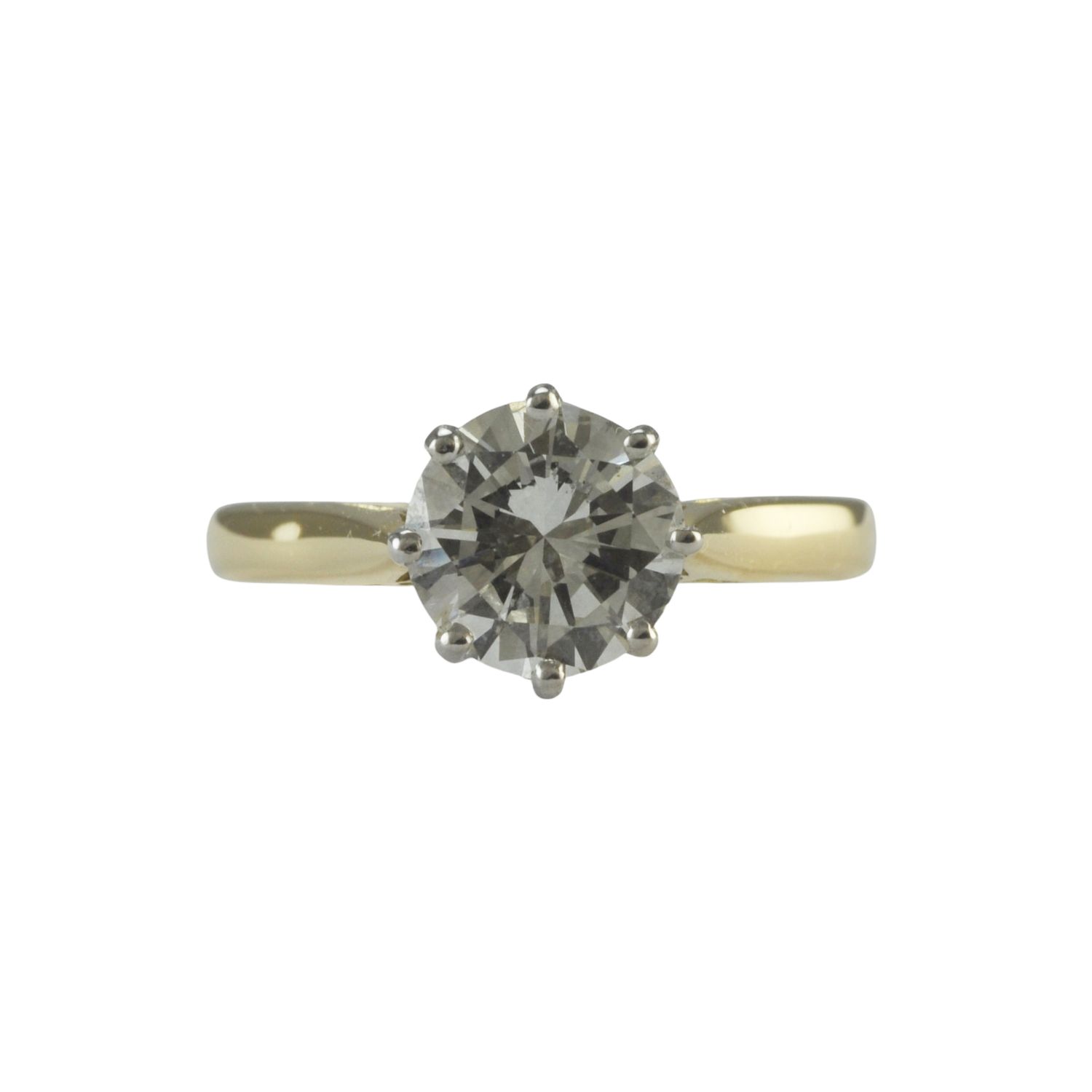 1.71ct Diamond and Gold Engagement Ring