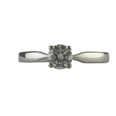 Platinum Solitaire Engagement Ring