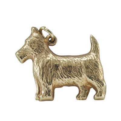 9ct Gold Scottish Dog Terrier Charm