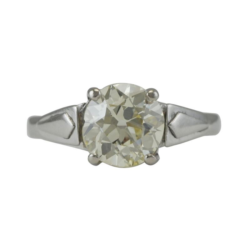 Art Deco Diamond Engagement Ring