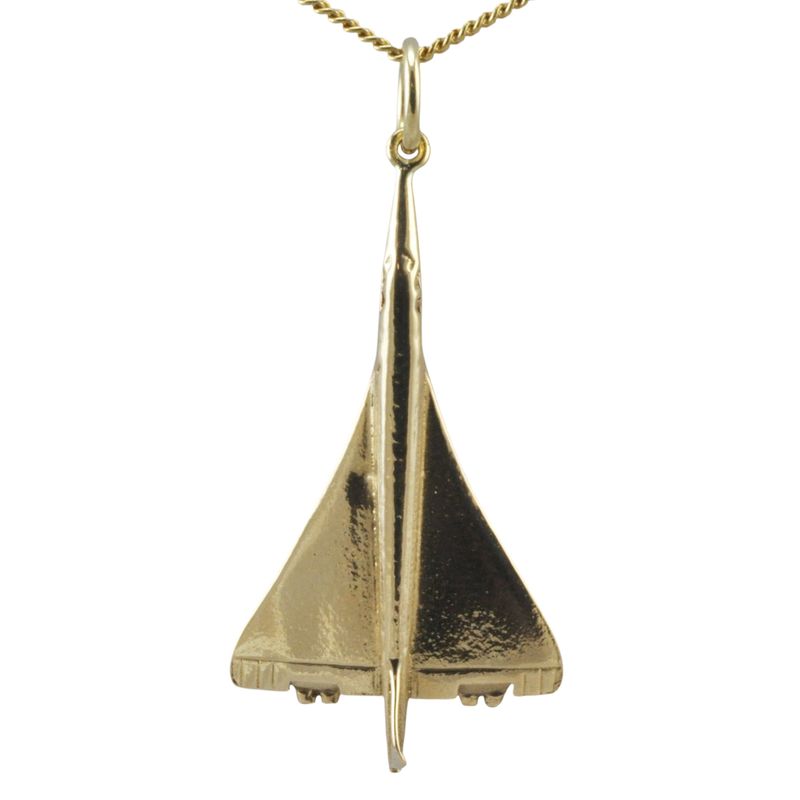 9ct Gold Concorde Plane