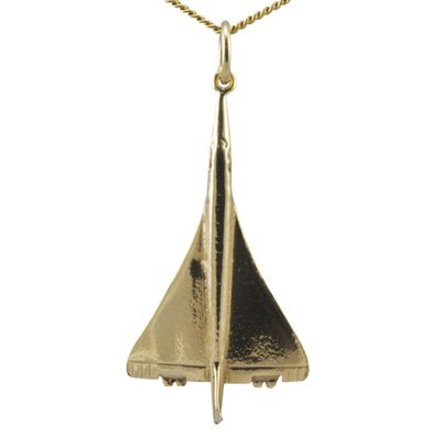 9ct Gold Concorde Plane