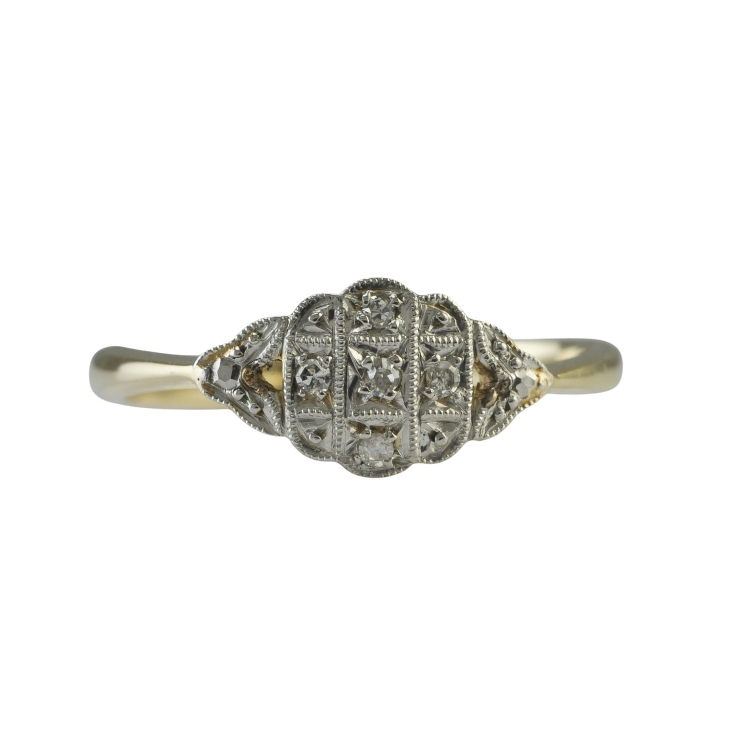 18ct and Platinum Art Deco Ring