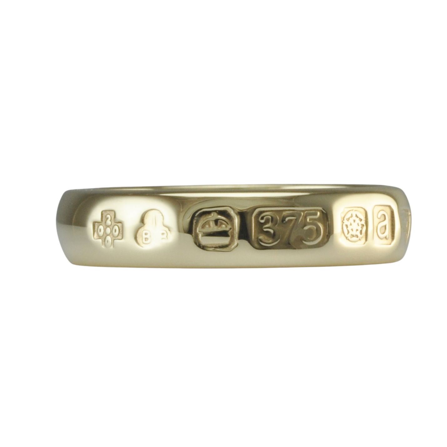 9ct Gold Feature Hallmark Ring - SOLD