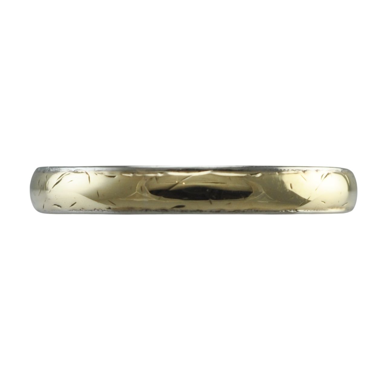 1950s 9ct Gold and Platinum Patterned Ring