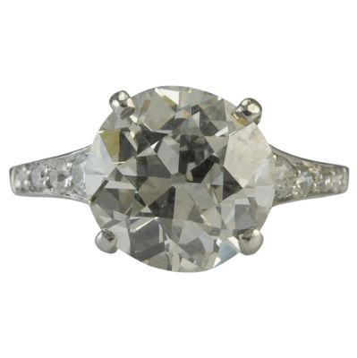 Antique 3.13ct Diamond Engagement Ring - SOLD