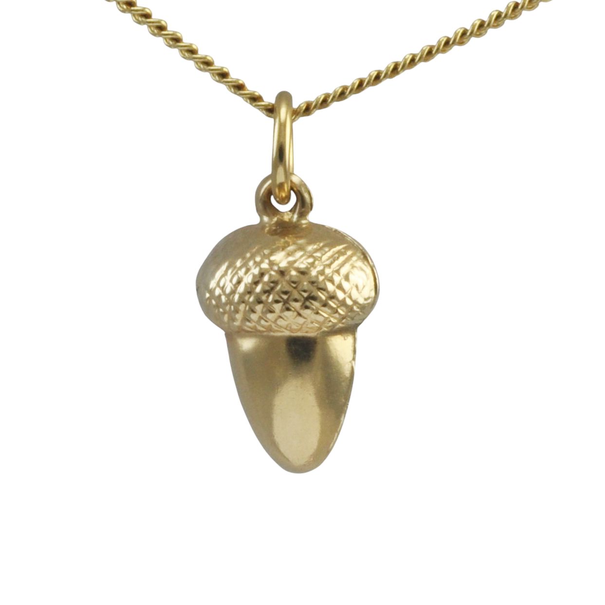 Vintage 9ct Gold Acorn Charm