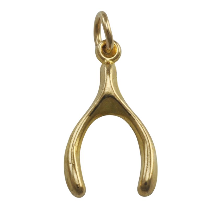 9ct Wishbone Charm - SOLD