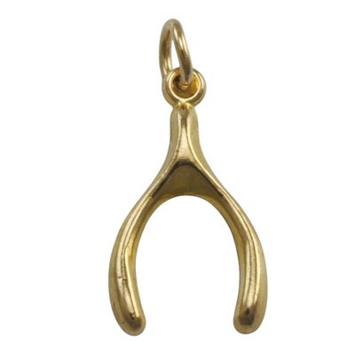 9ct Wishbone Charm - SOLD