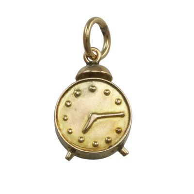 9ct Gold Alarm Clock Charm