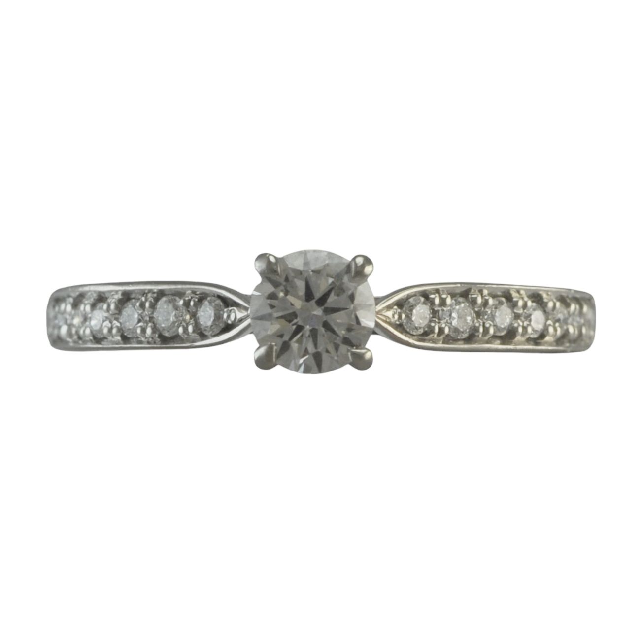 Diamond and Platinum Engagement Ring