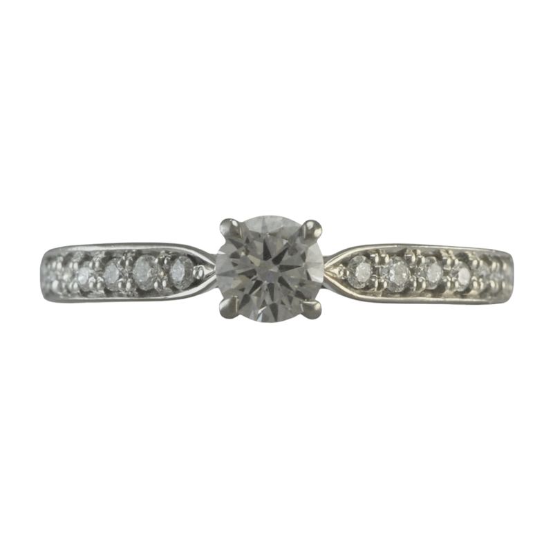 Diamond and Platinum Engagement Ring