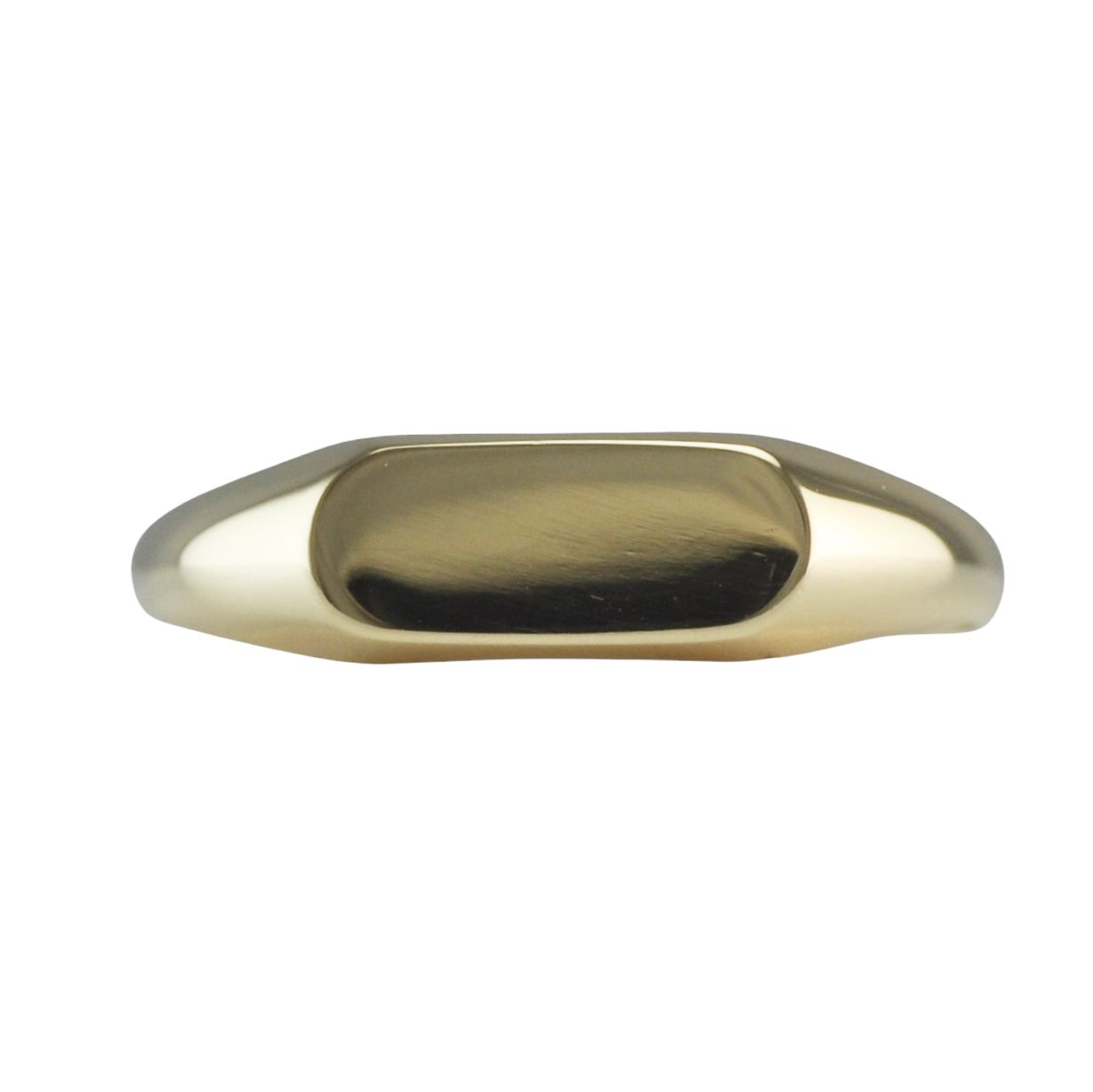9ct Gold Rectangular Bar Signet Ring - SOLD