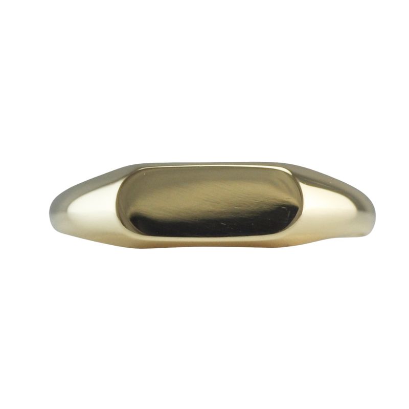 9ct Gold Rectangular Bar Signet Ring - SOLD