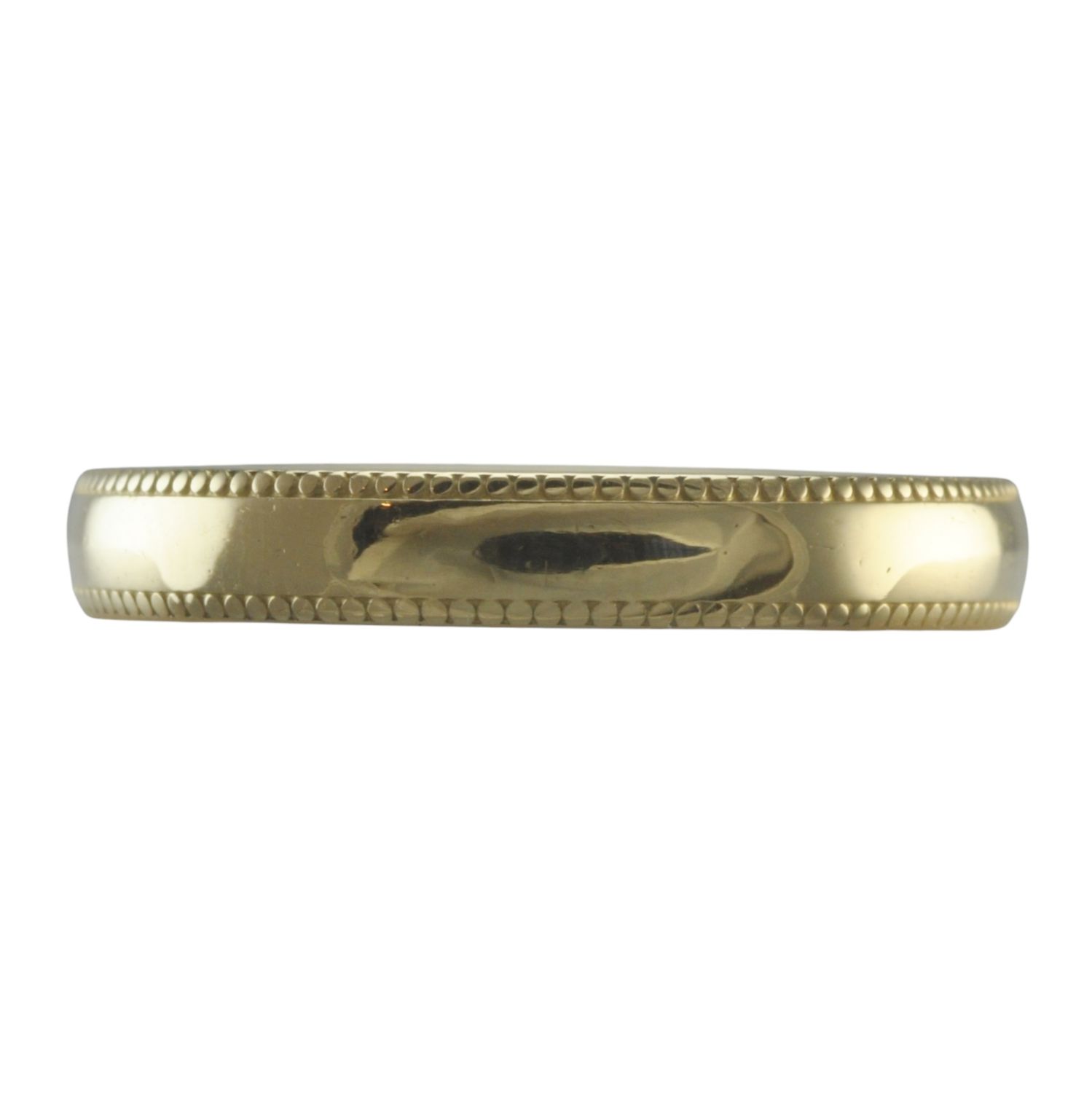 18ct Gold Patterned Wedding Band