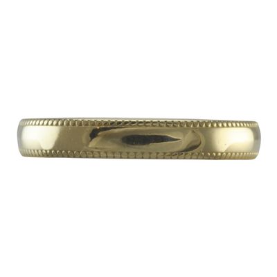 18ct Gold Patterned Wedding Band