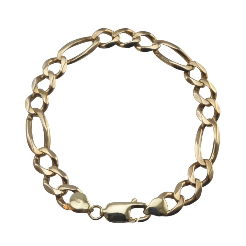 9ct Gold Figaro Bracelet