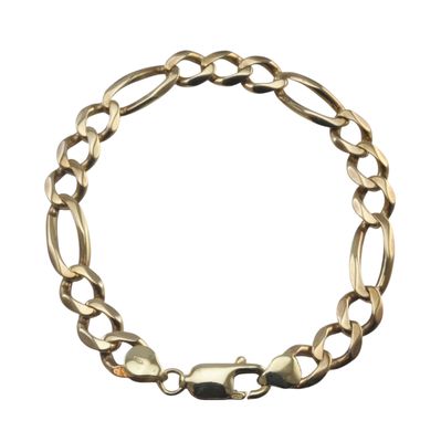 9ct Gold Figaro Bracelet