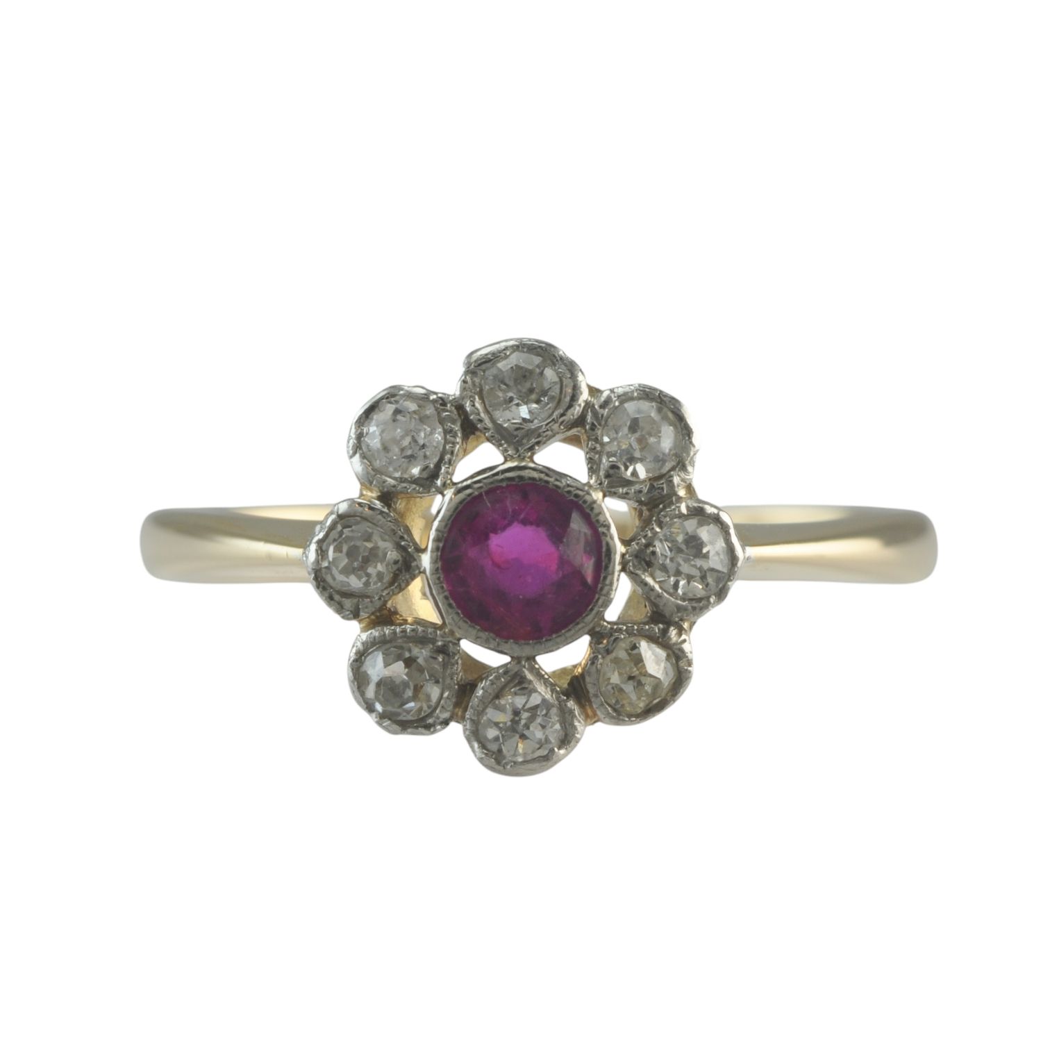 Antique Ruby and Diamond Ring