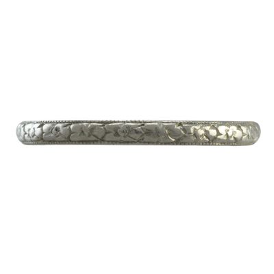 1920s Platinum Patterned Ring