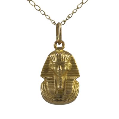 18ct Gold Tutankhamen Charm