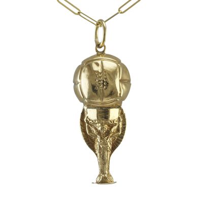 9ct Gold Old Football World Cup Charm