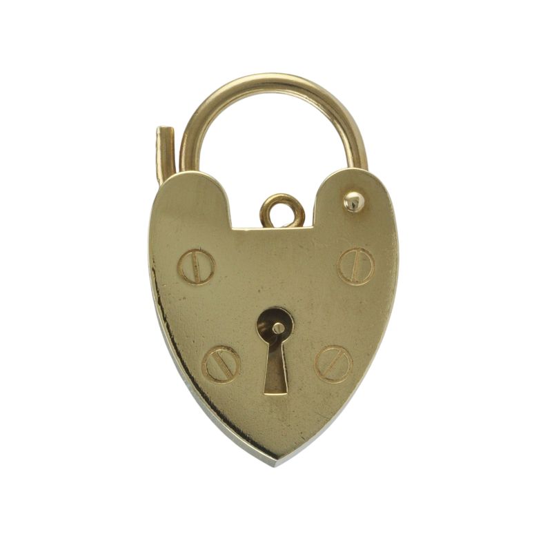 Vintage 9ct Heart Padlock - SOLD