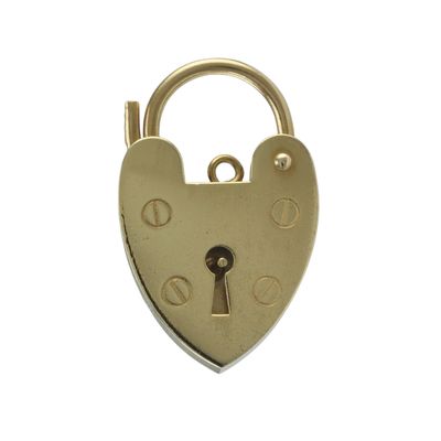 Vintage 9ct Heart Padlock - SOLD