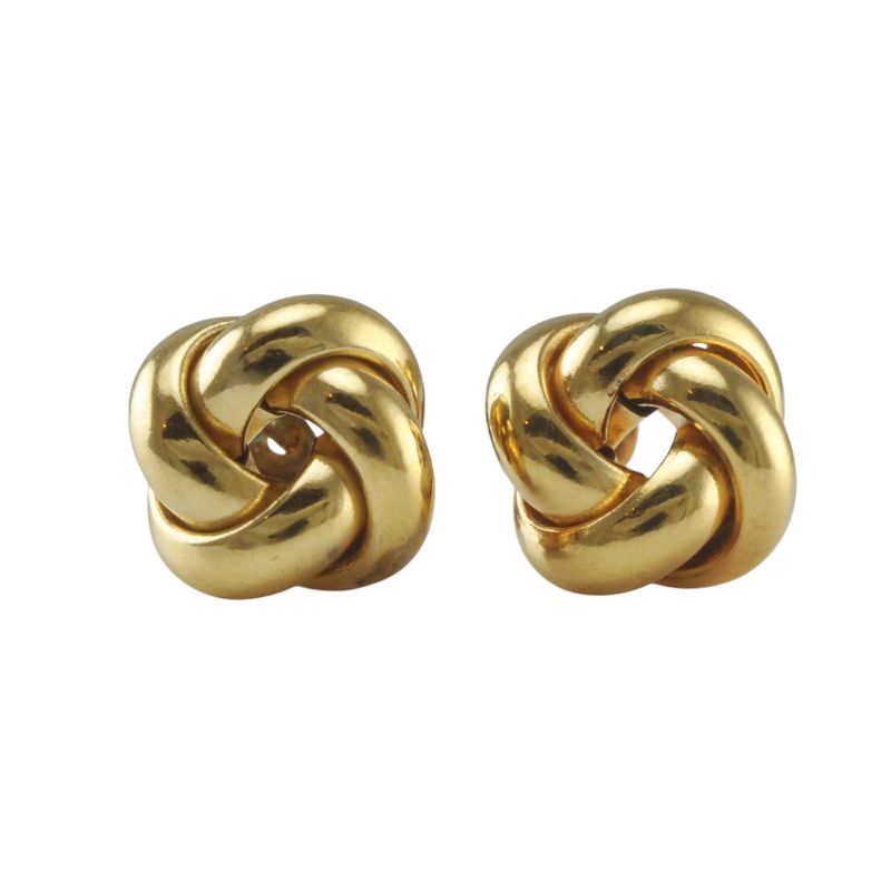 9ct Gold Knot Earrings