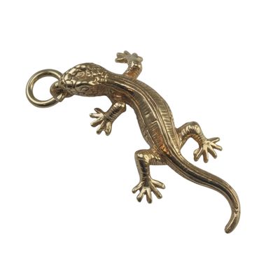 9ct Gold Lizard Charm
