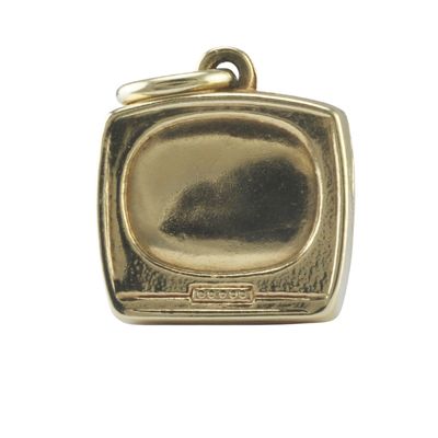 9ct Gold Retro TV Charm