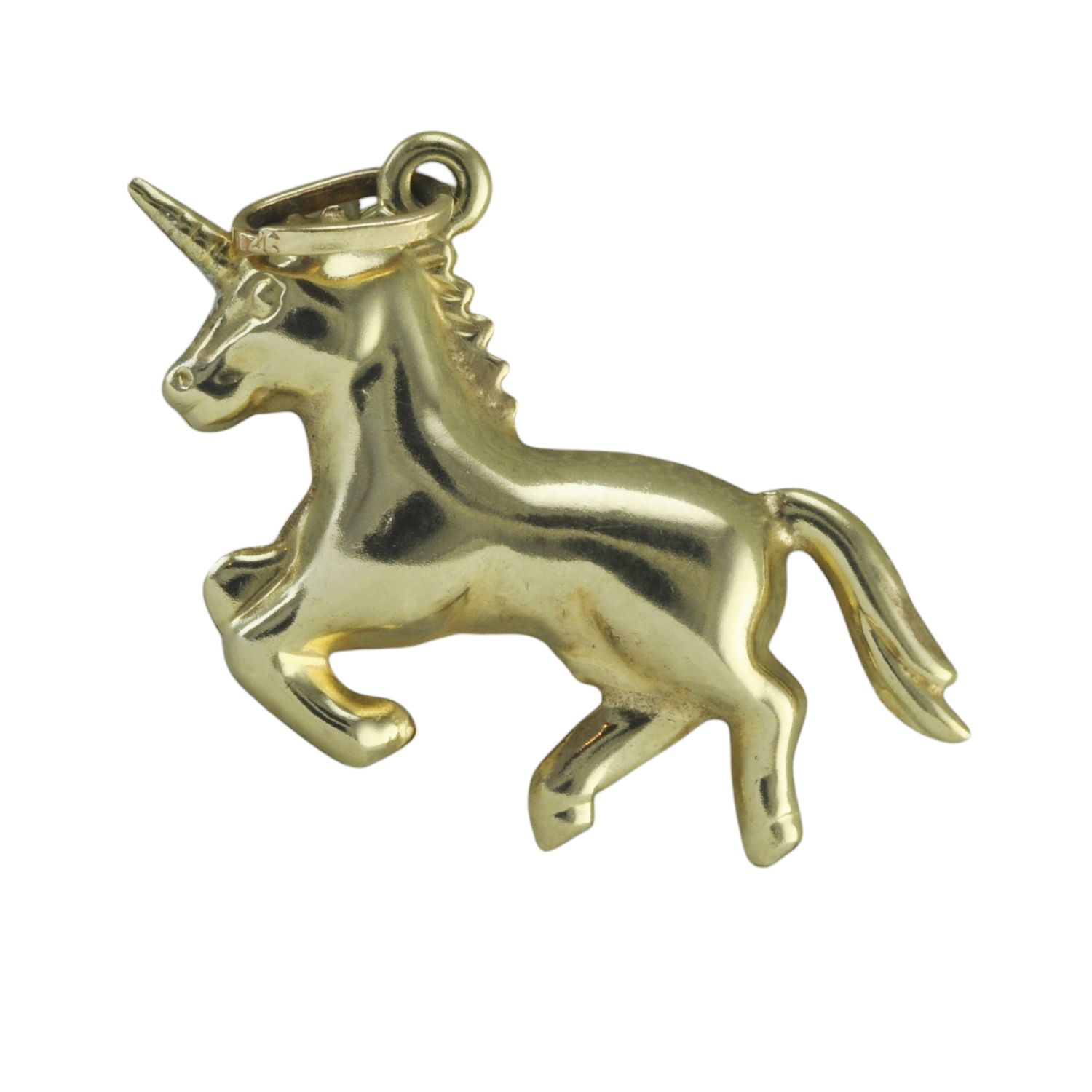 9ct Gold Unicorn Charm