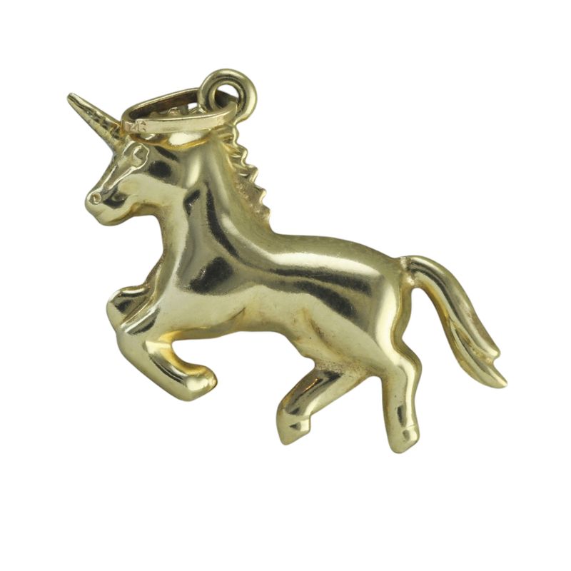 9ct Gold Unicorn Charm