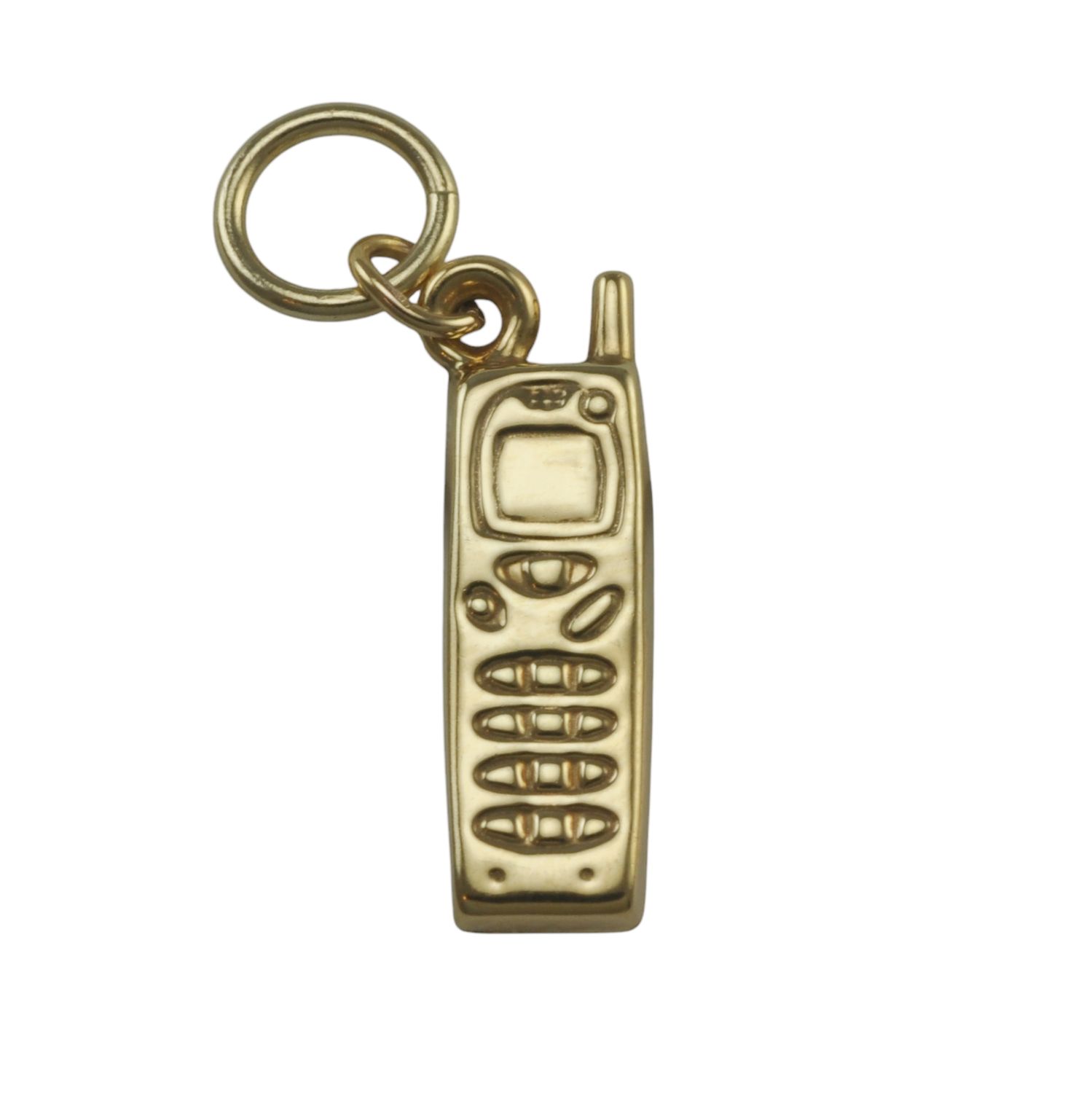 9ct Gold Retro Mobile Charm