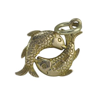 9ct Gold Pisces Charm