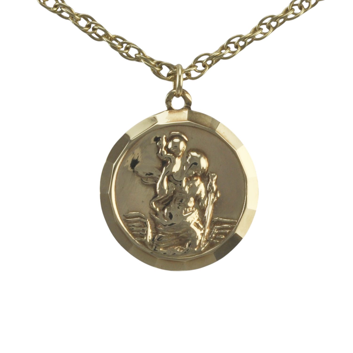 1960s Gold St Christopher Pendant