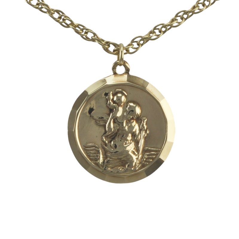 1960s Gold St Christopher Pendant