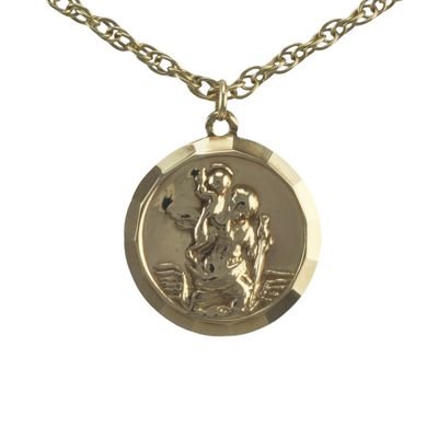 1960s Gold St Christopher Pendant