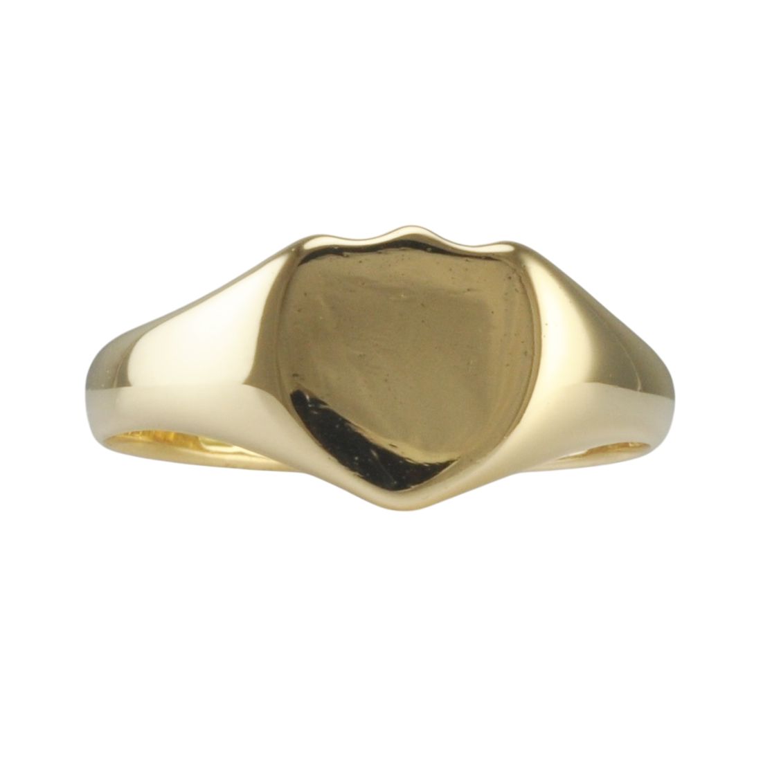 Vintage 18ct Shield Signet