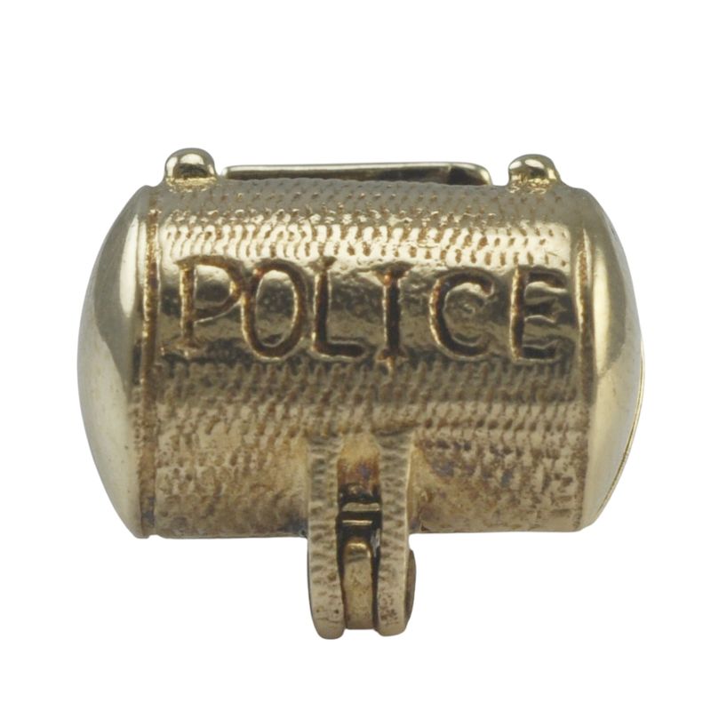 9ct Gold K-9 Police Dog Whistle