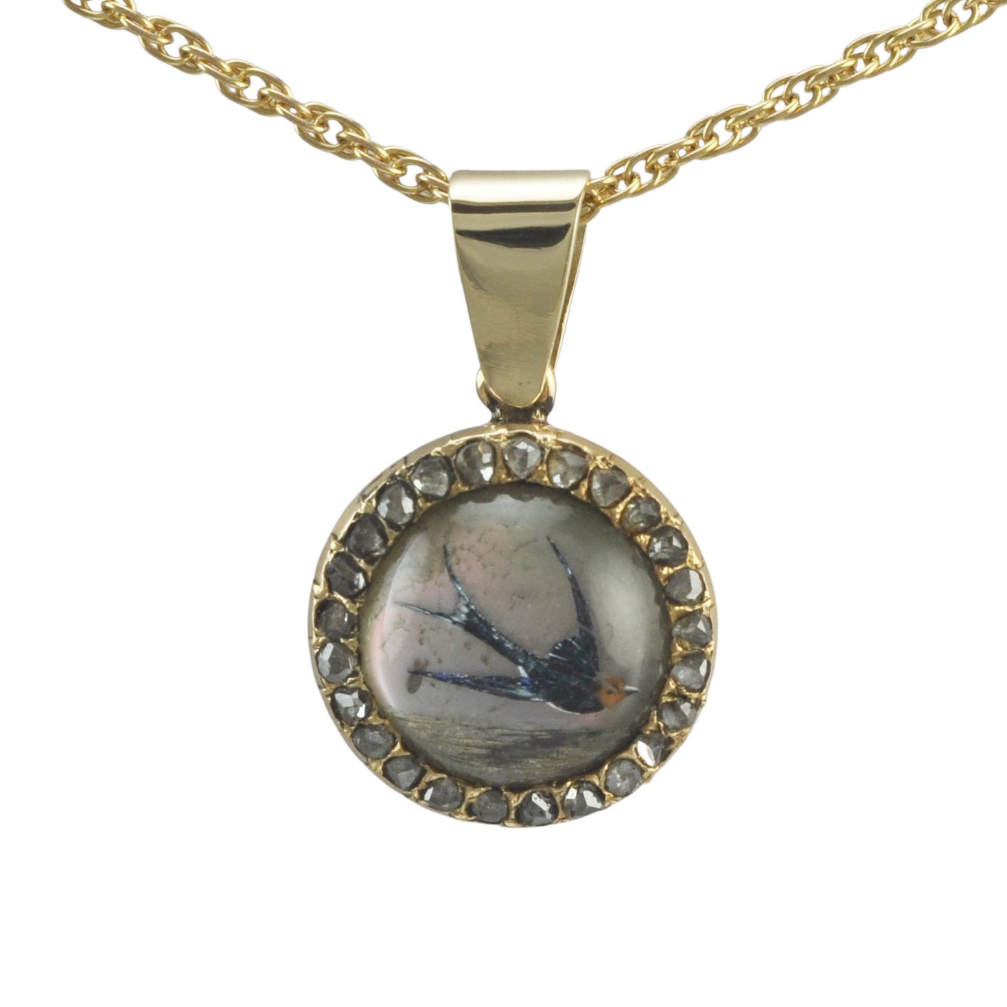 Antique Essex Crystal Pendant