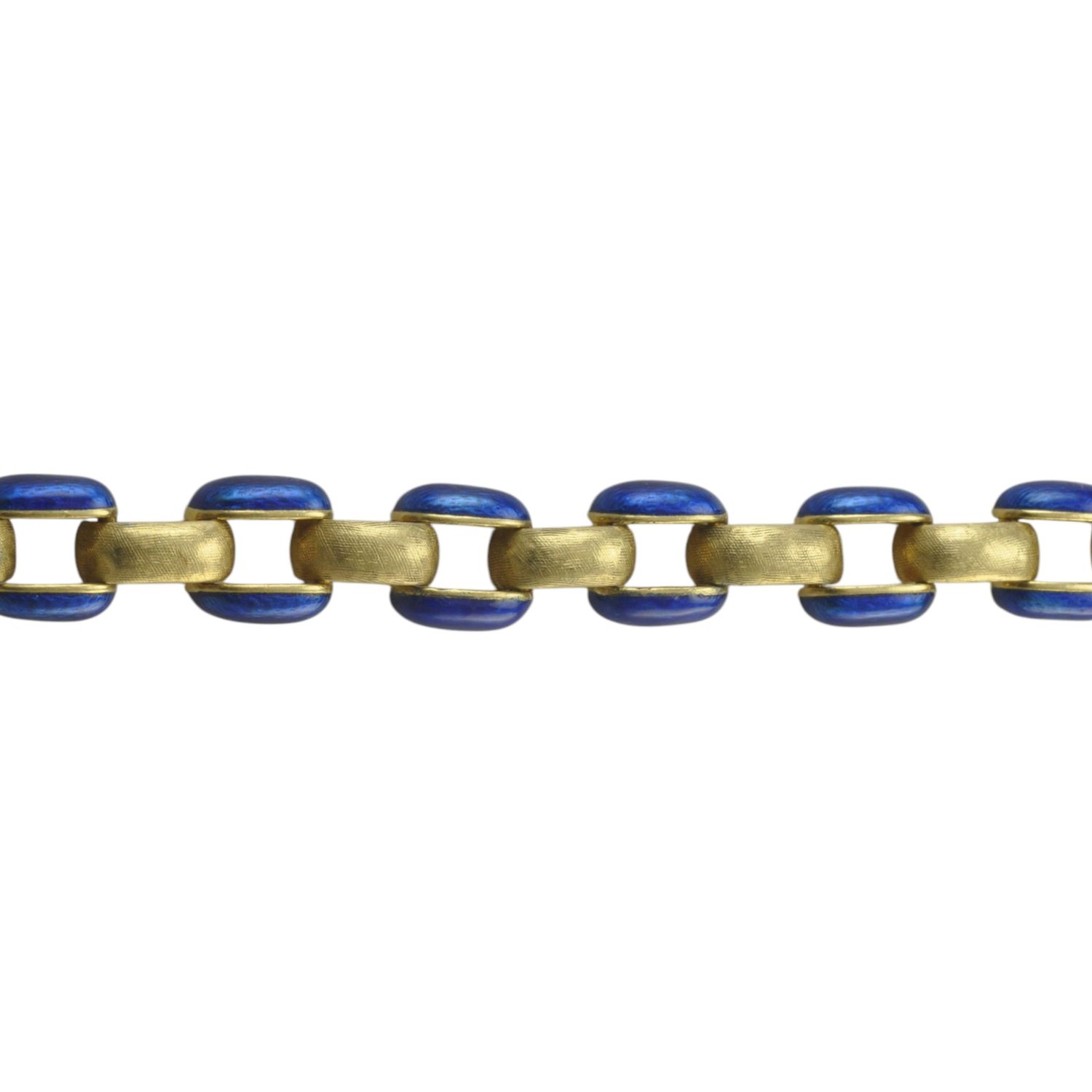 18ct Gold and Enamel Bracelet