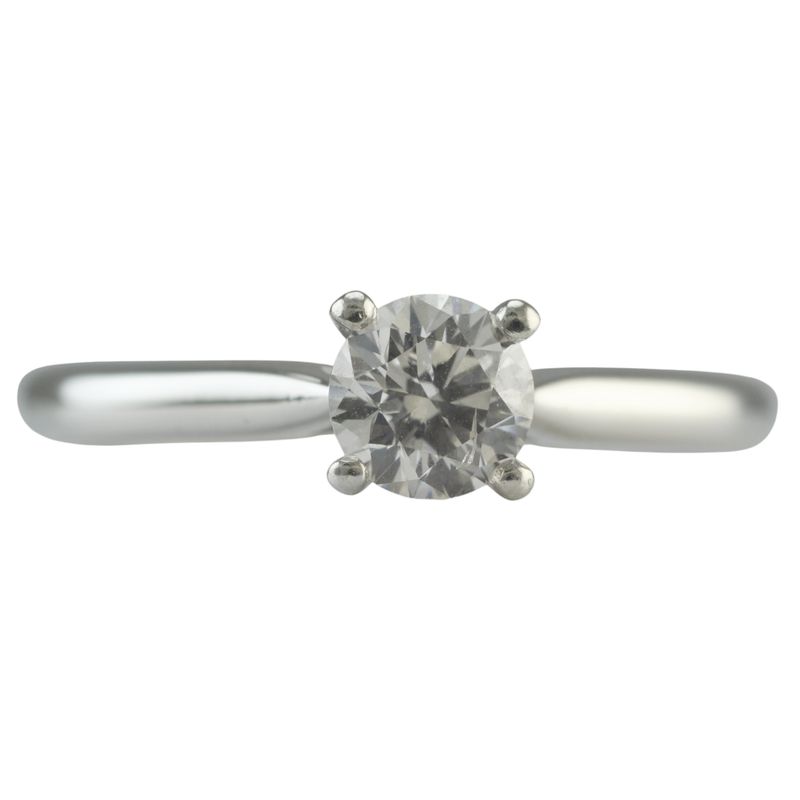 Platinum and Diamond Solitaire Engagement Ring