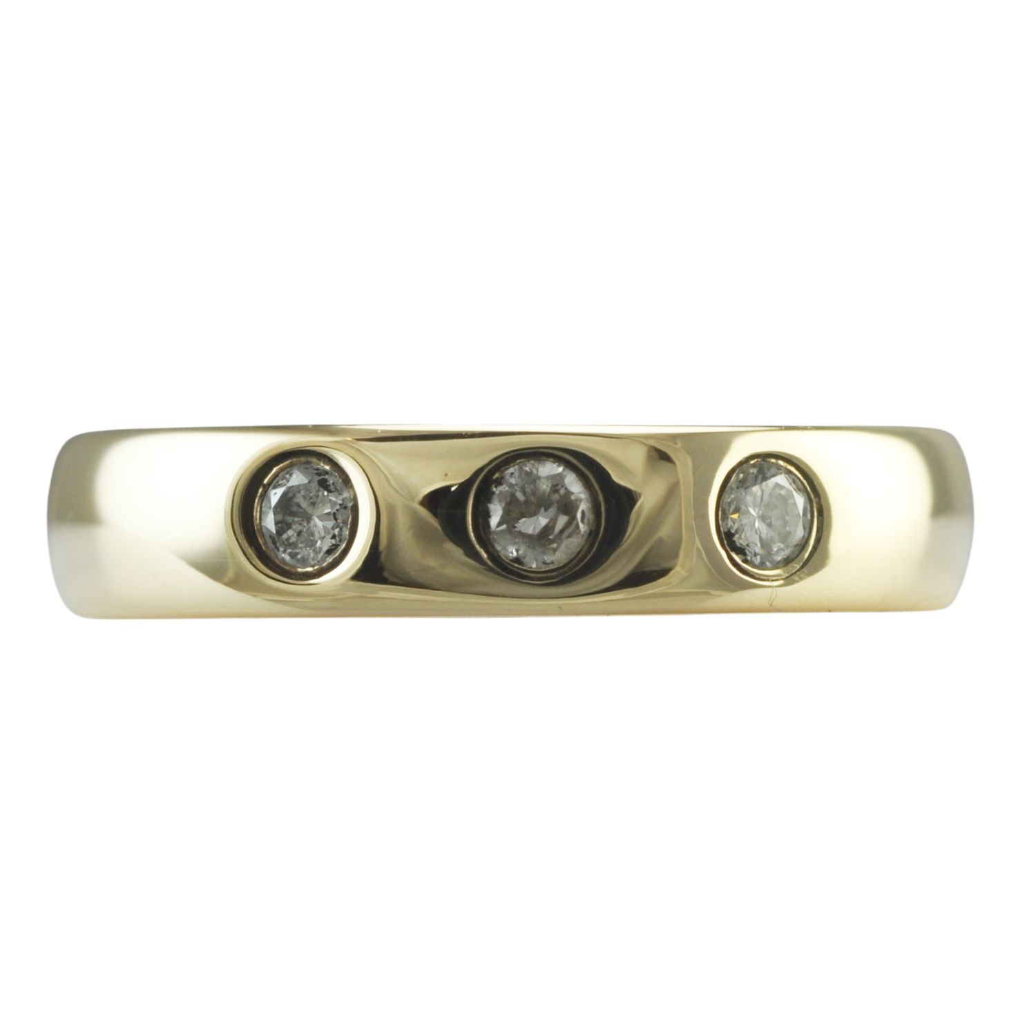 Diamond Set Wedding Band